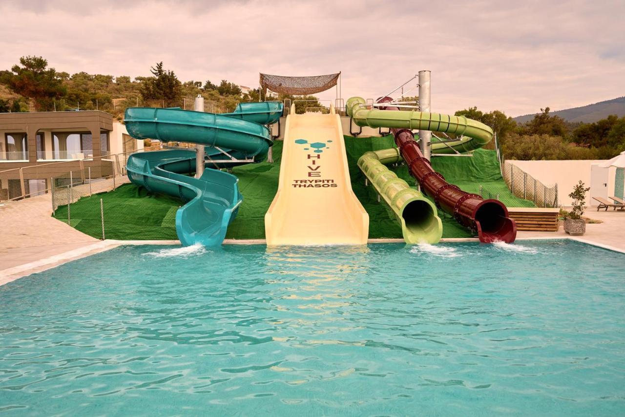 לימנריה Blue Dream Palace Trypiti Beach Spa Resort & Hive Water Park מראה חיצוני תמונה